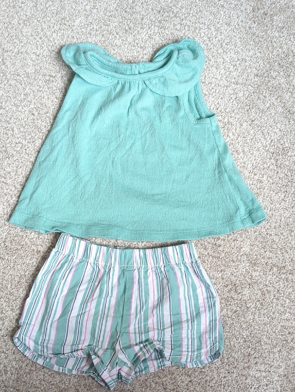 Carter's 9M Teal Summer Set